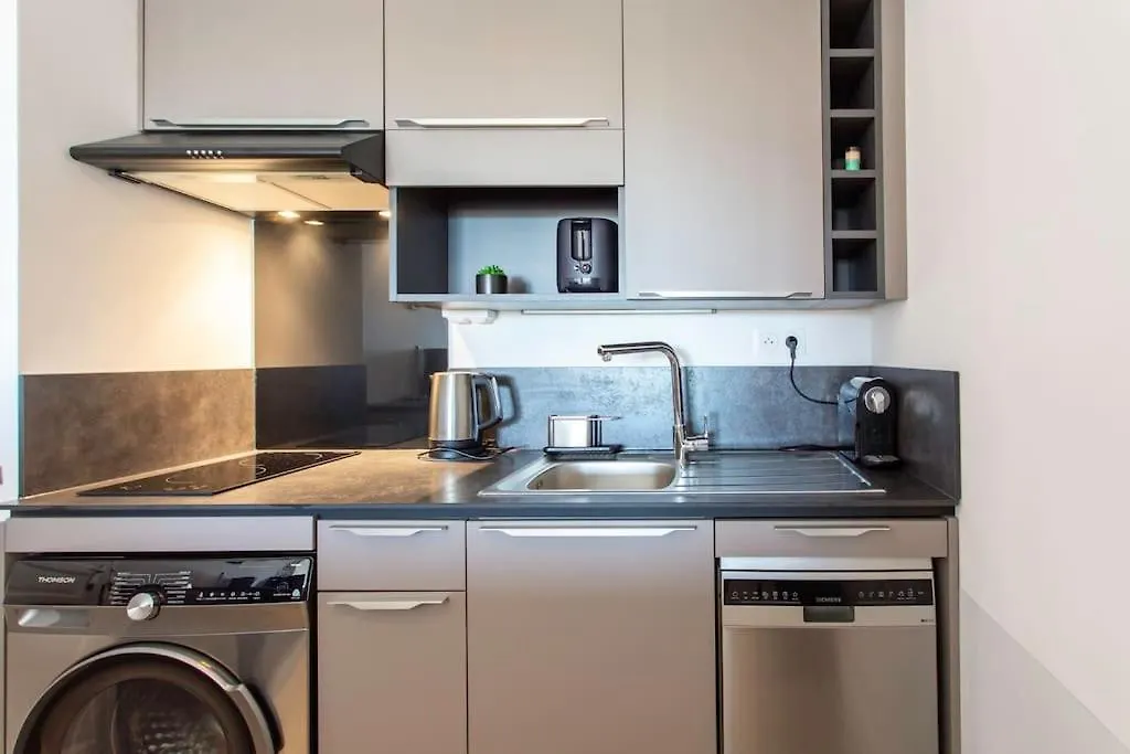 L20 Stunning Sea View, Terrace, Parking, Ac, Wifi Daire Nice Fransa