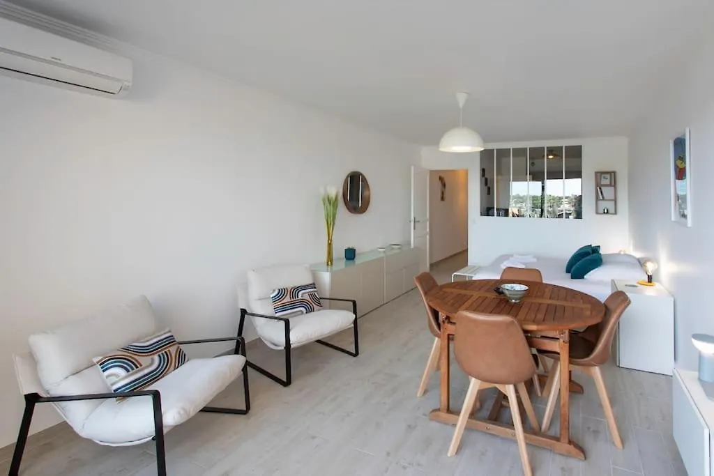 L20 Stunning Sea View, Terrace, Parking, Ac, Wifi Daire Nice 0*,  Fransa