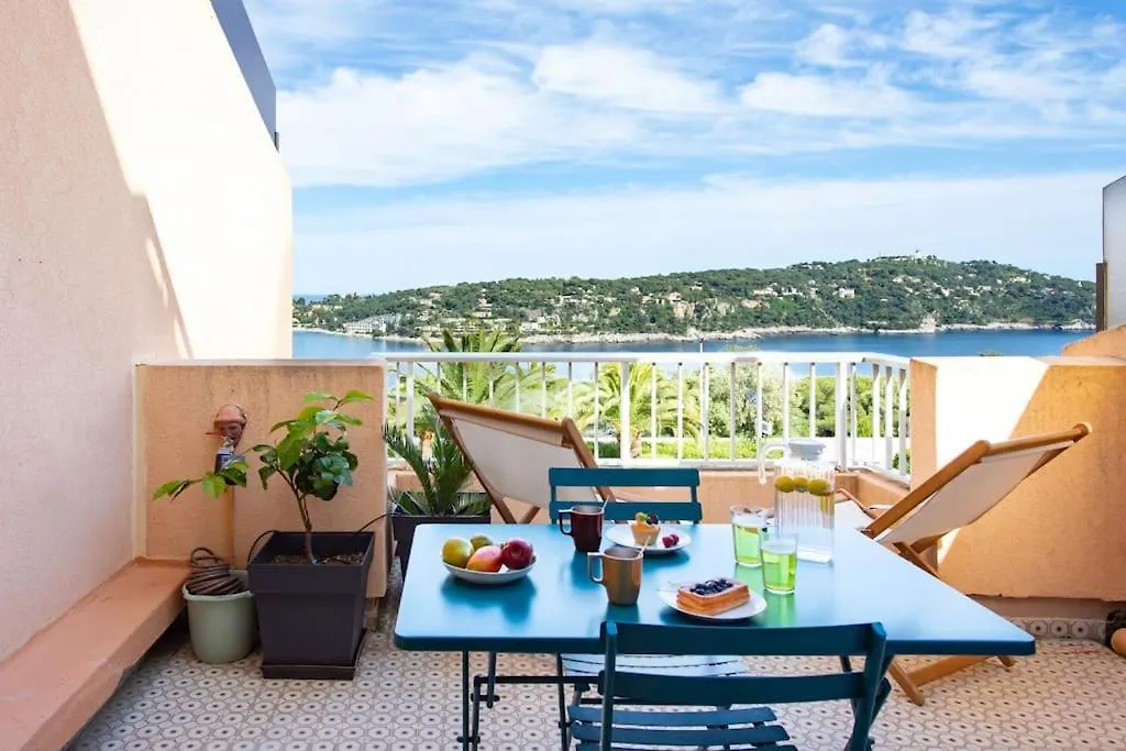 L20 Stunning Sea View, Terrace, Parking, Ac, Wifi Daire Nice