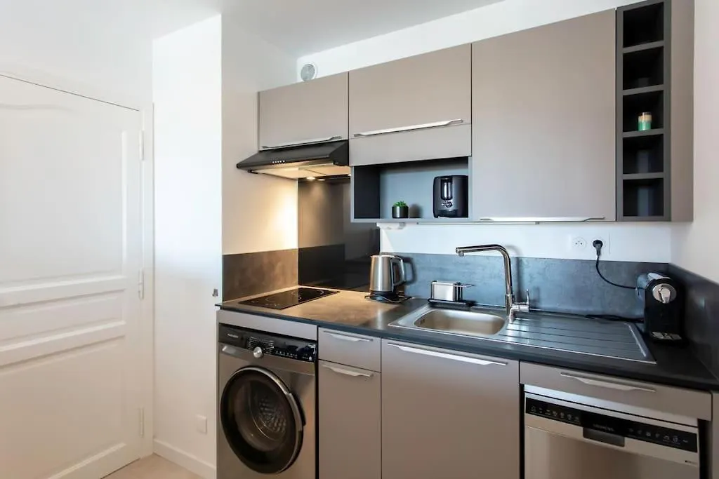 L20 Stunning Sea View, Terrace, Parking, Ac, Wifi Daire Nice Fransa